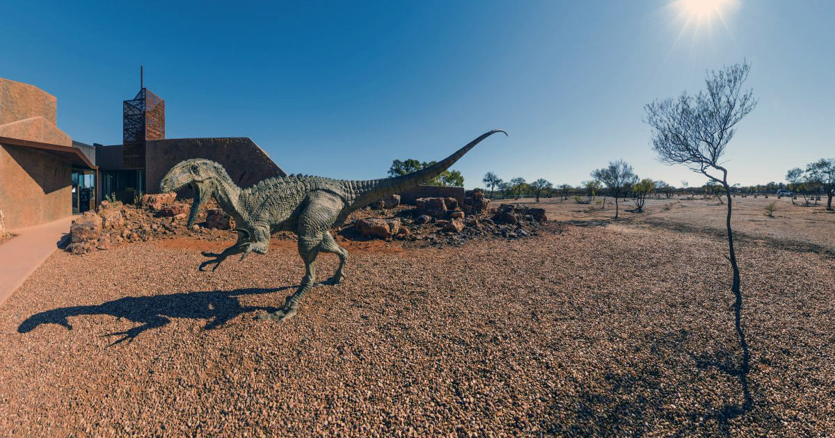 Dinosaur Stampede Monument Dig in outback Queensland